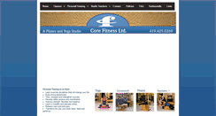 Desktop Screenshot of corefitnesspilates.com